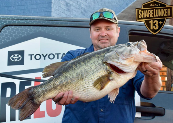 16 3/4-pound bass almost state record