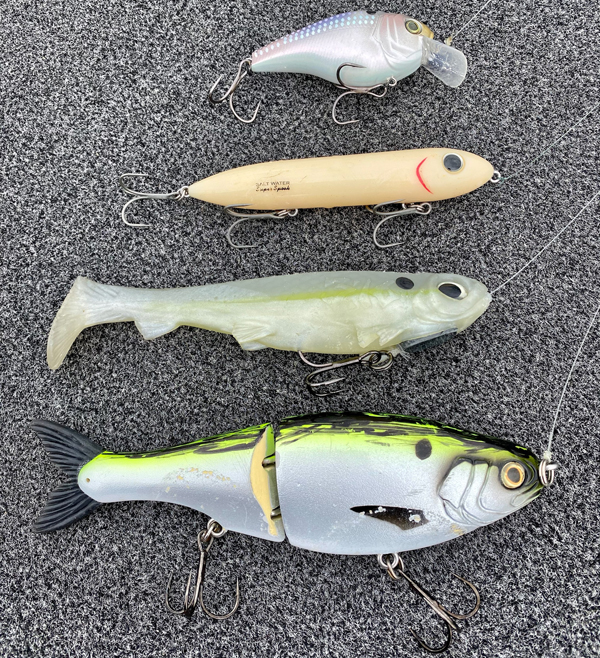 Livesay and other top Fork baits, Now swimbait tip, New hook type
