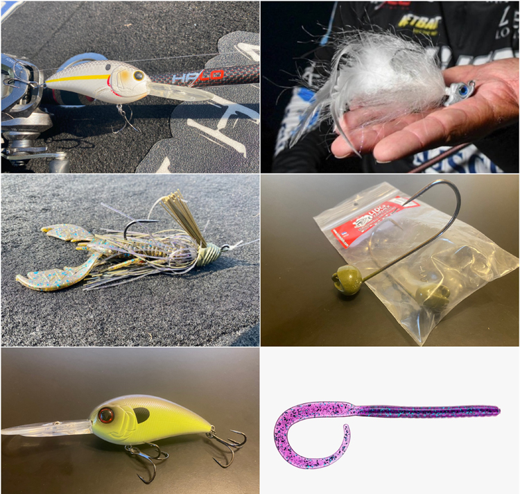 Livesay and other top baits, Cool wacky hook, Biggest comeback