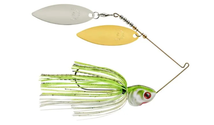 Flat Shad Lunker Lure Buzzbait Fishing 1/2 Oz Chartreuse Topwater Bait  Vintage