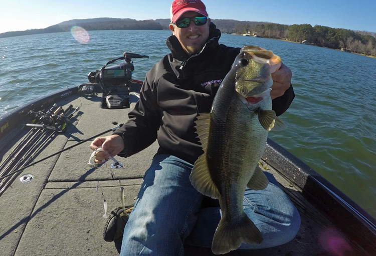 Big Bass Bag - Deep Water Winter Fishing on the Weedless Ned Rig 