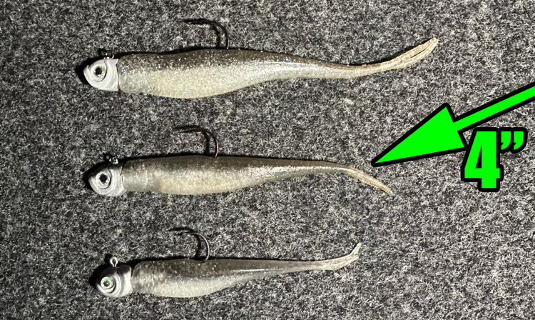 Dirty Jigs Tactical Bassin' Finesse Swimbait Head 3/8 oz / Gizzard Shad / 4/0